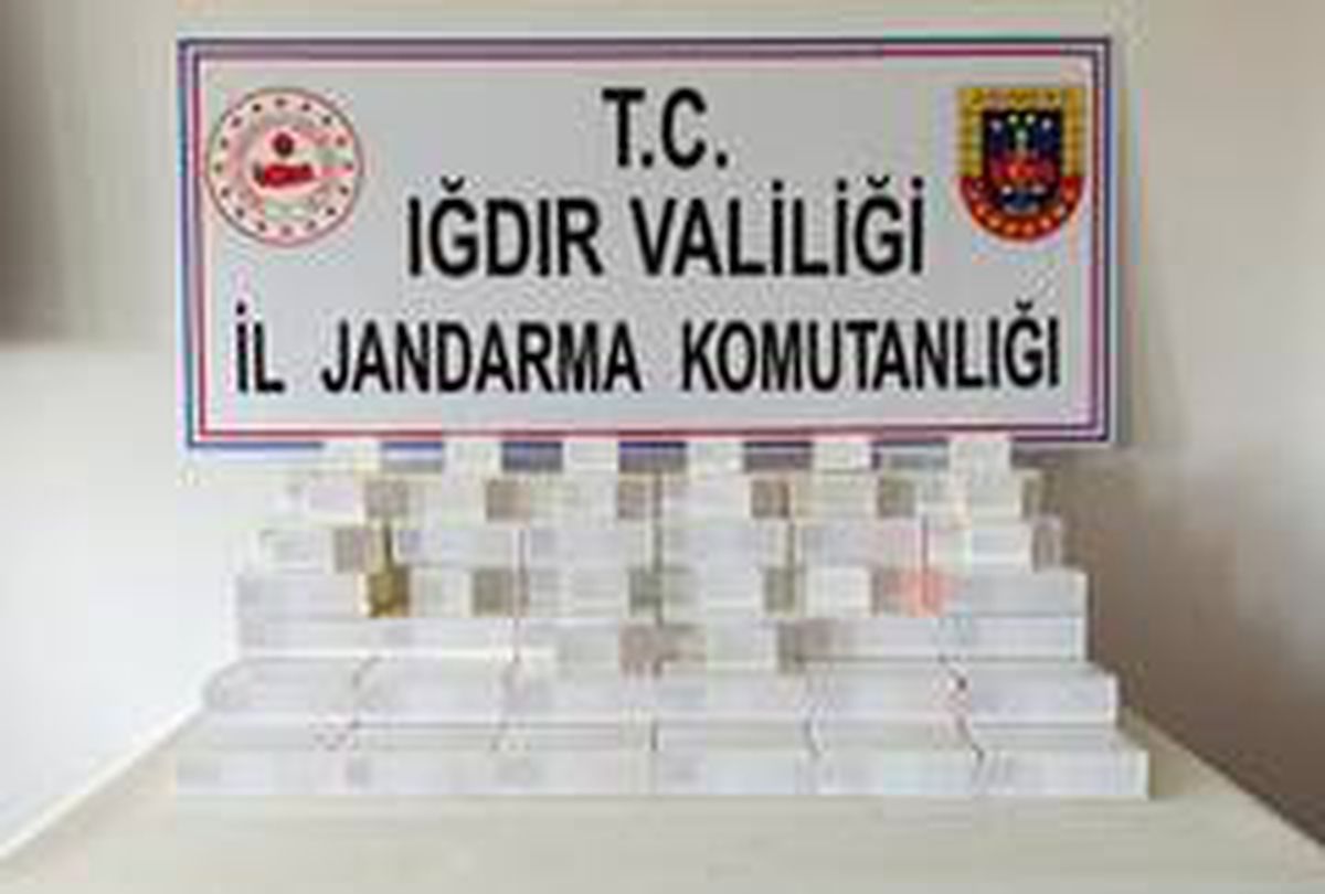 Iğdır\'da Nisan ayında 383 bin TL değerinde kaçak sigara tütünü ele geçirildi