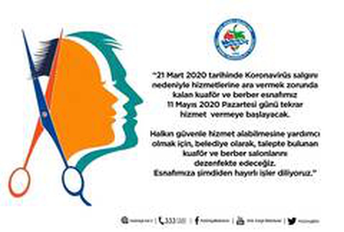 Kdz. Ereğli Belediyesi kuaför ve berberleri dezenfekte edecek