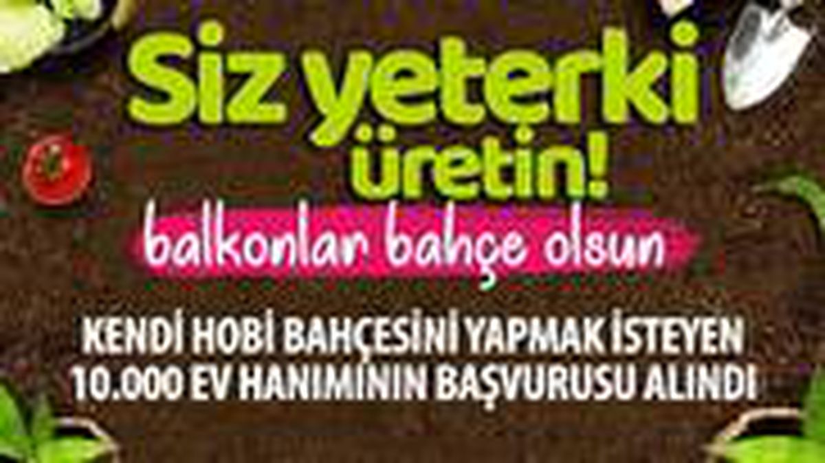 Konya Büyükşehir\'den 10 bin ev hanımına fide desteği