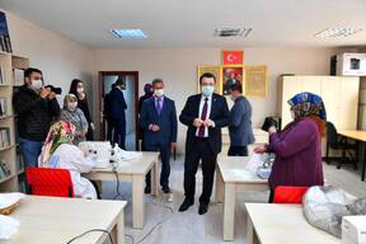 Ortahisar Belediyesi tıbbi maske üretimine başladı