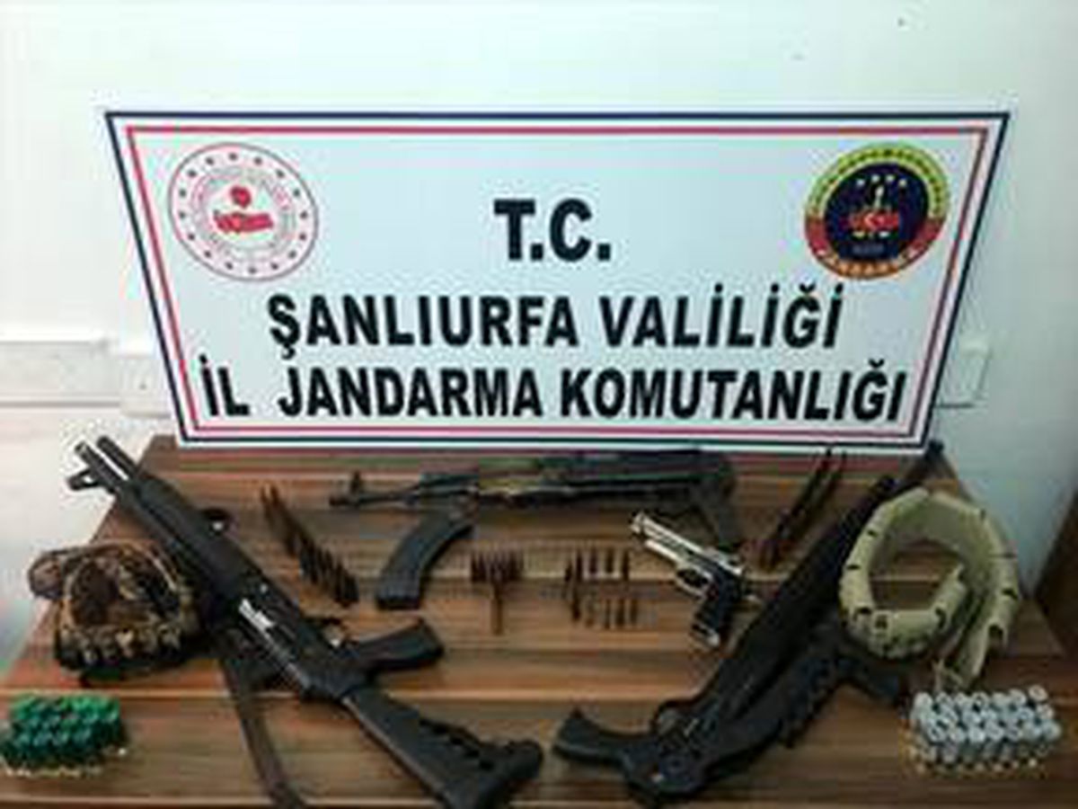 Şanlıurfa\'da silah kaçakçılığı operasyonunda 14 kişi gözaltına alındı