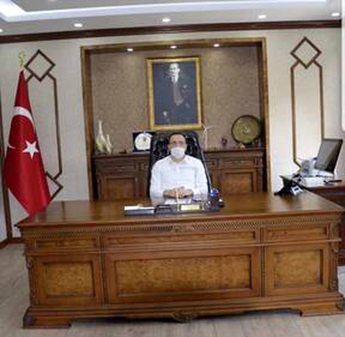 Kaymakam Türker, basın mensuplarına bilgilendirmede bulundu