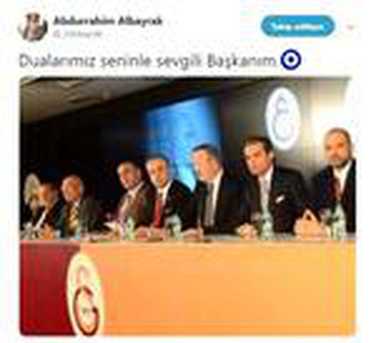 Abdurrahim Albrayk\'tan Mustafa Cengiz paylaşımı