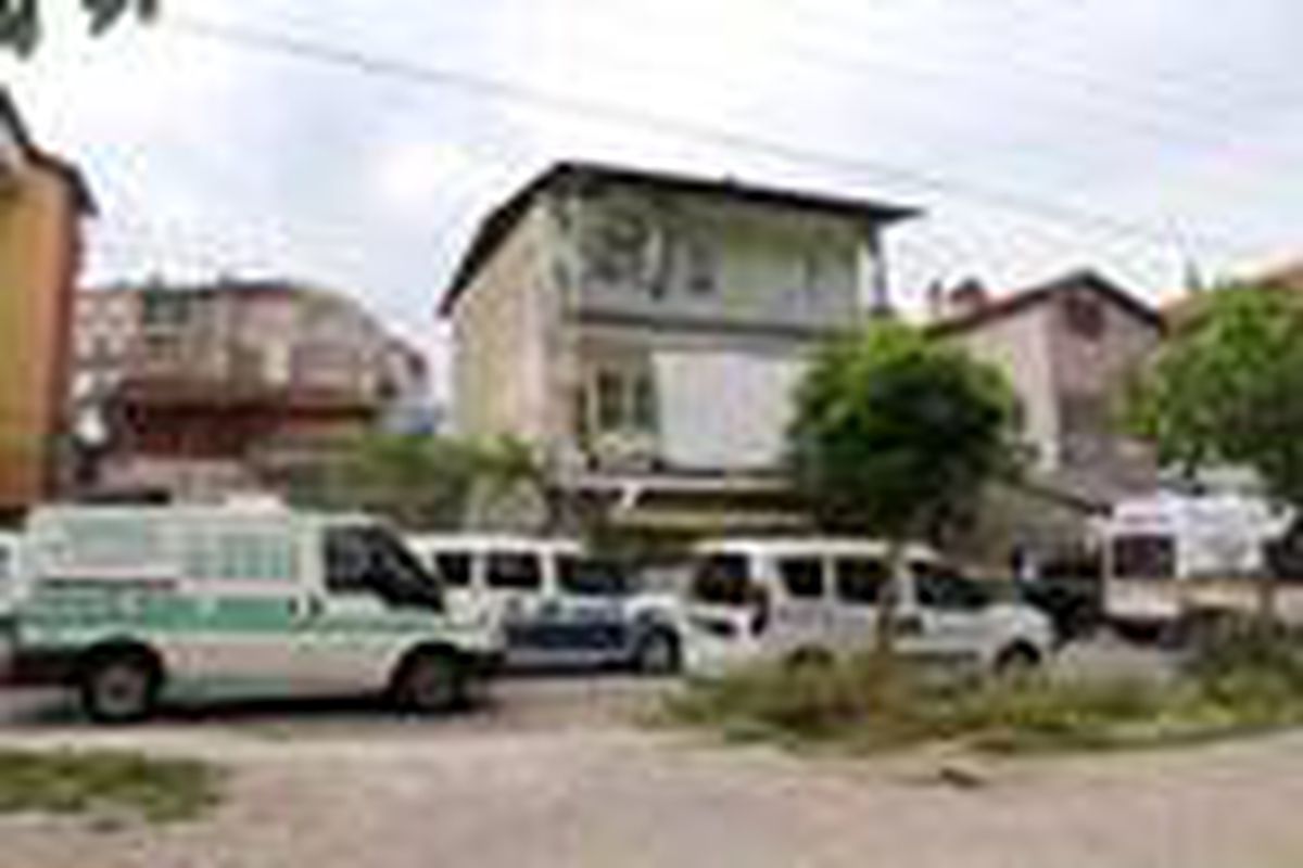 Apartman bahçesinde ölü bulundu