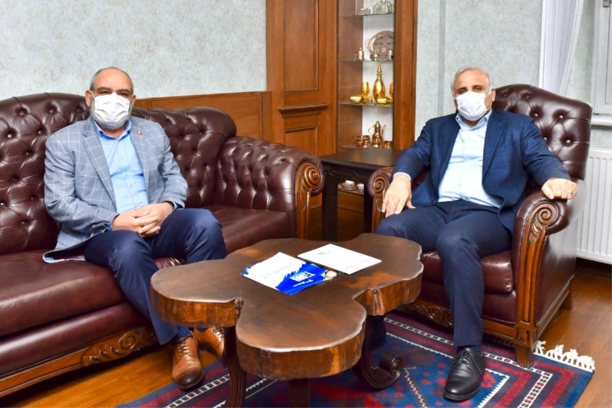 Başkan Zorluoğlu ve TESOB Başkanı Kara bir araya geldi, projelerle ilgili istişarede bulundu