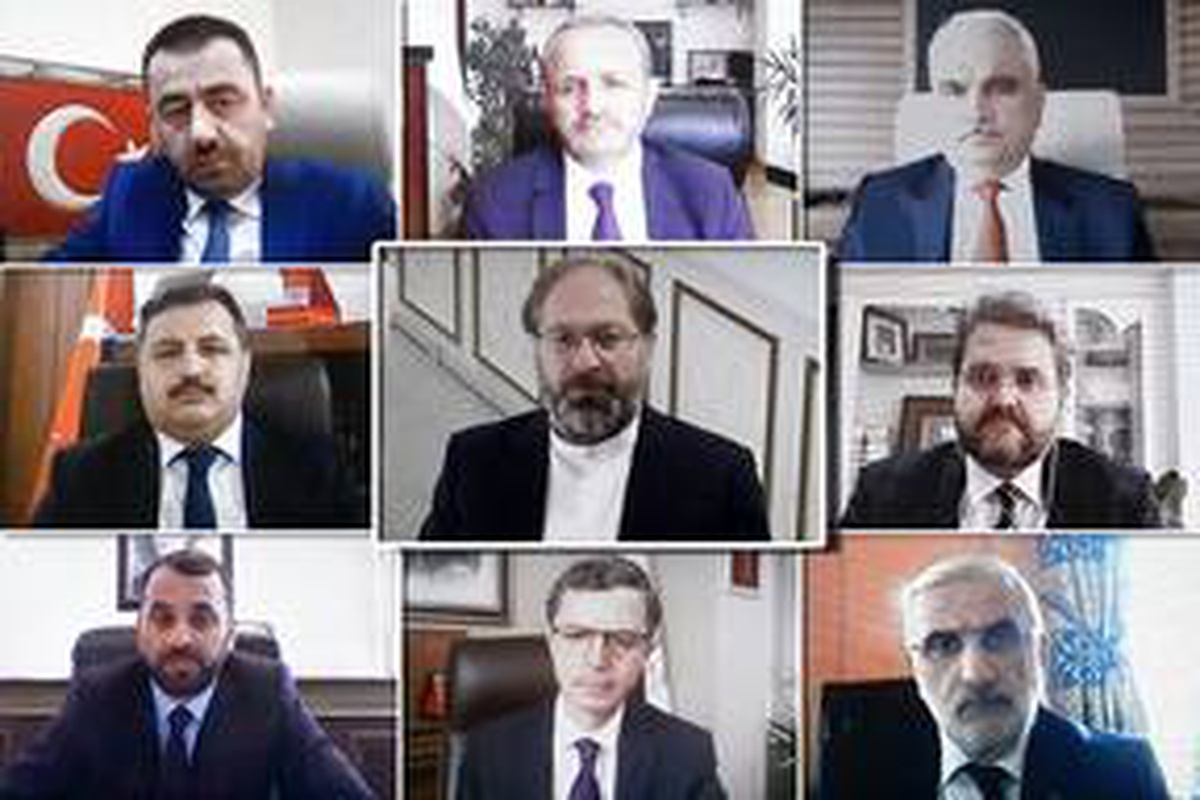 Diyanet İşleri Başkanı Erbaş, yeni atanan il müftüleriyle video konferans yöntemiyle görüştü...