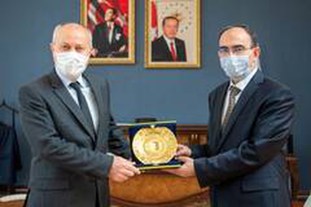 İl Emniyet Müdürü Namal\'dan Rektör Beydemir\'e ziyaret