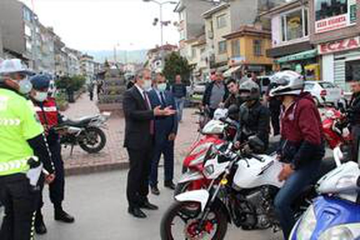 Kastamonu\'da 46 motosiklet sürücüsüne 36 bin lira para cezası