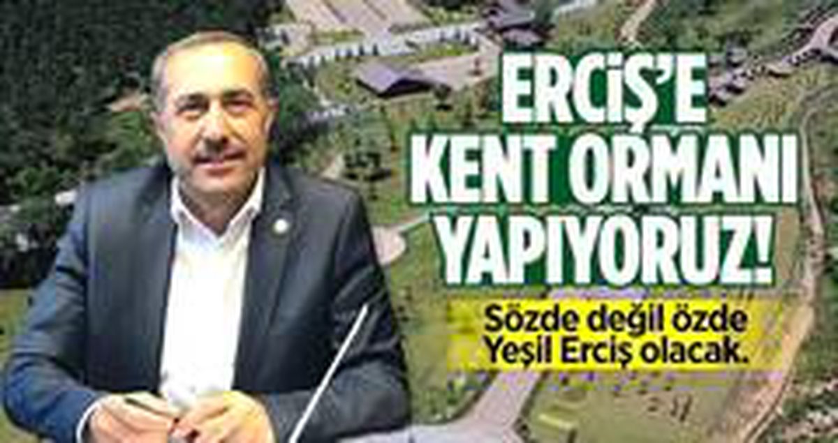 Milletvekili Arvas: "Kent ormanı ile doğaya ve insana yatırım yapıyoruz"