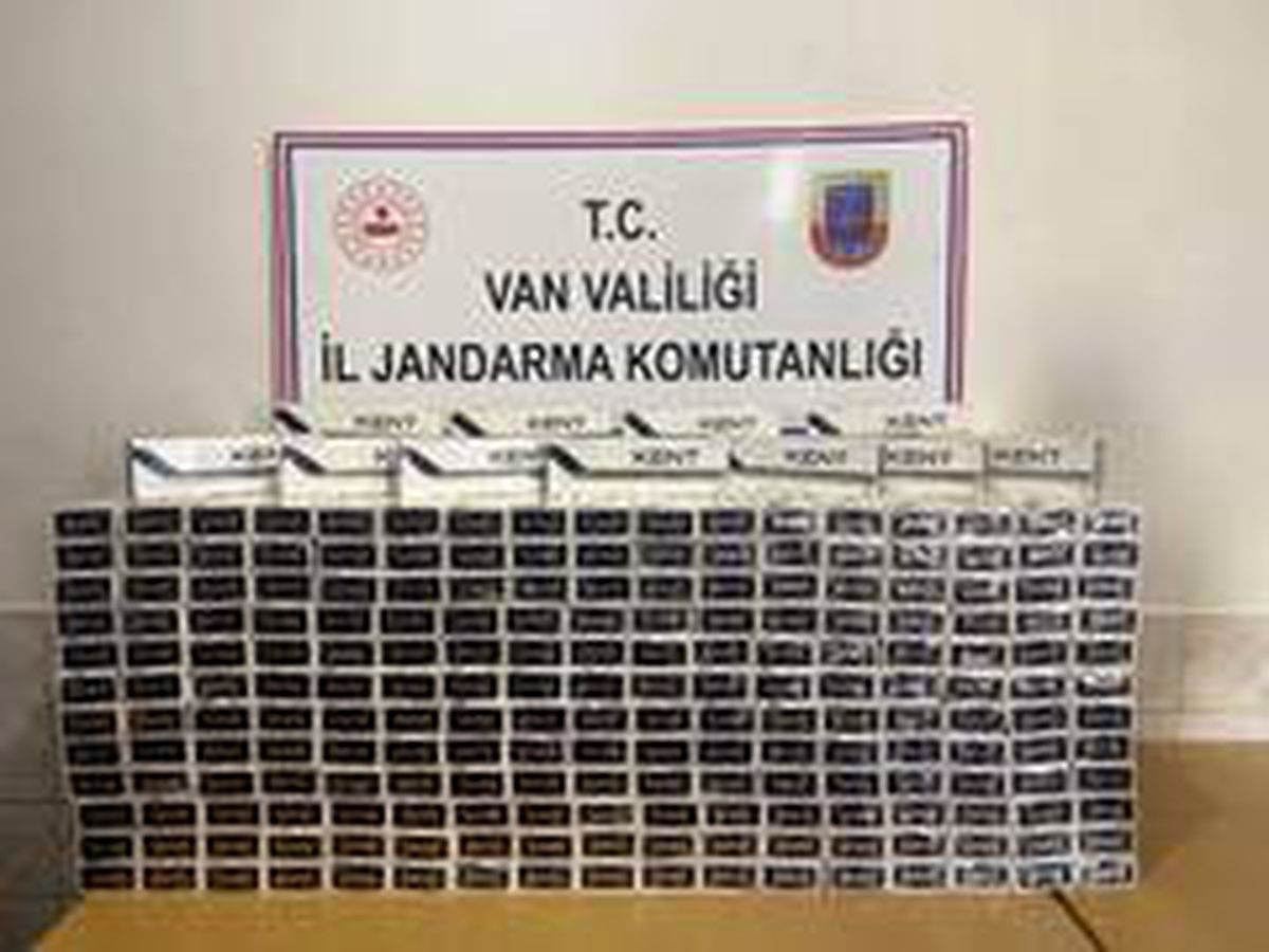 Çaldıran\'da 4 bin 400 paket kaçak sigara ele geçirildi