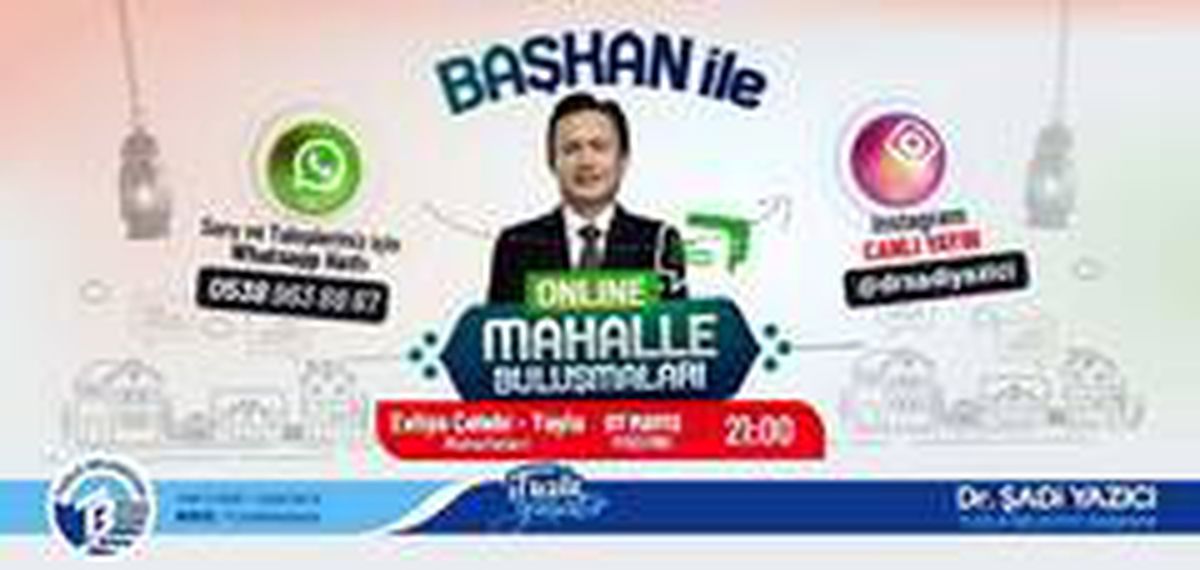 \'Mahalle Buluşmaları\' Tuzla Belediyesi tarafından sosyal medyaya taşındı