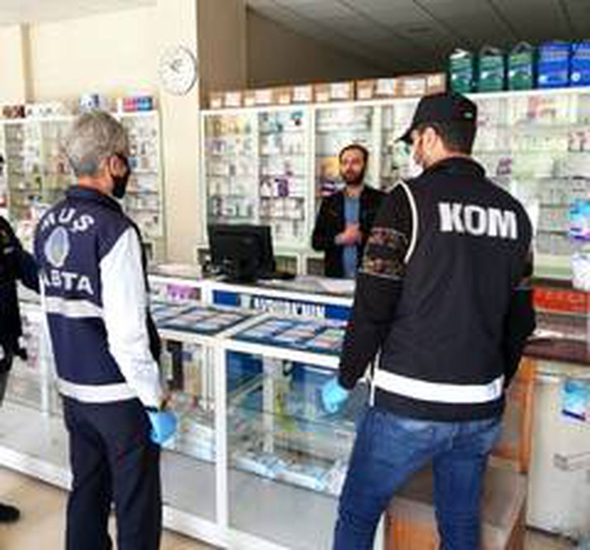 Muş\'ta maske dağıtım denetimi yapıldı