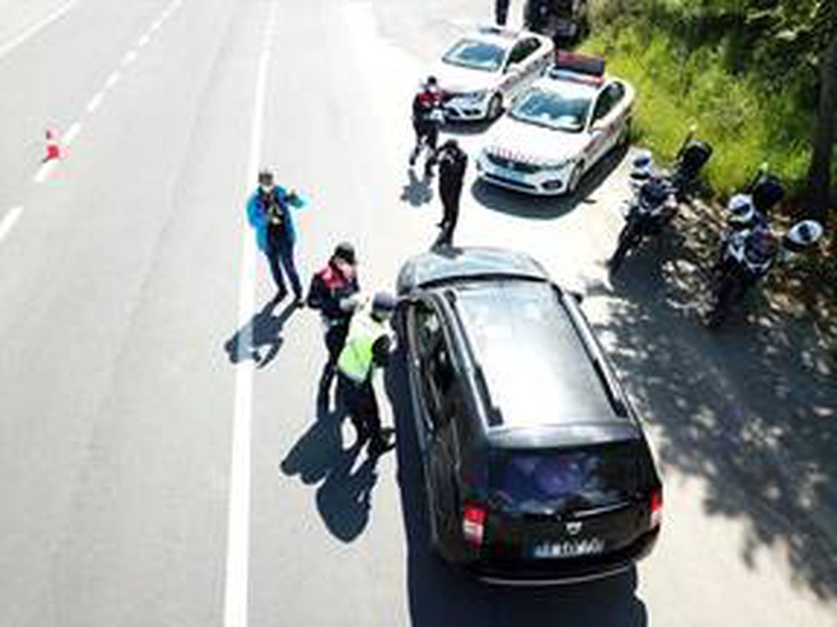 Tekirdağ\'da jandarmadan drone ile trafik denetimi
