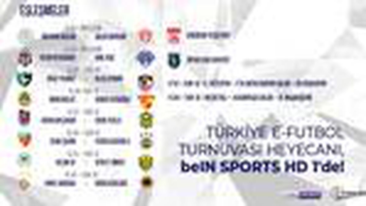 Türkiye E-Futbol Turnuvası heyecanı başlıyor!