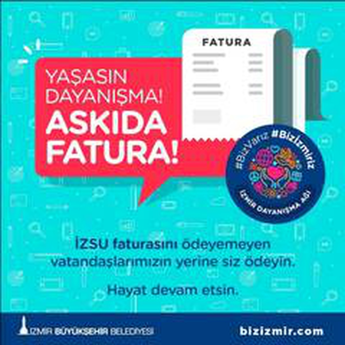 "Askıda fatura" uygulaması İzmir\'de de başladı