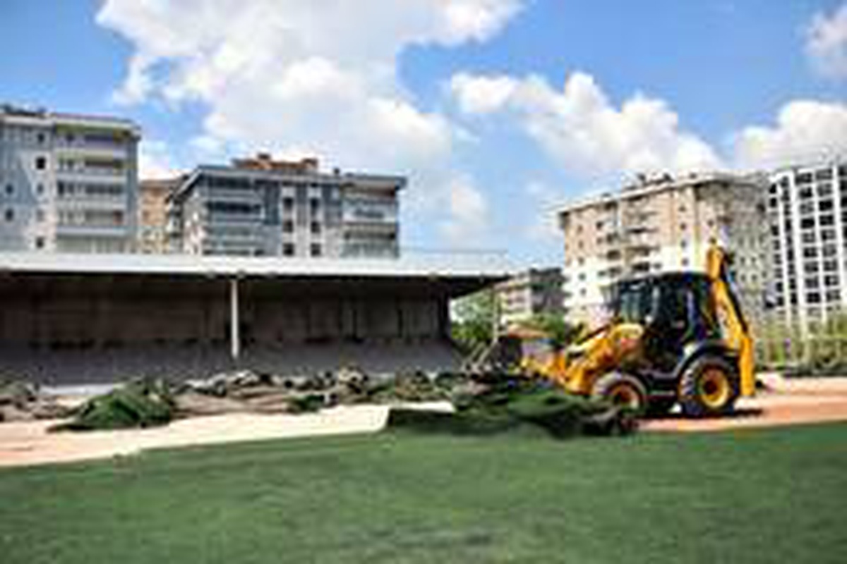 Fidyekızık Spor tesisleri yenileniyor