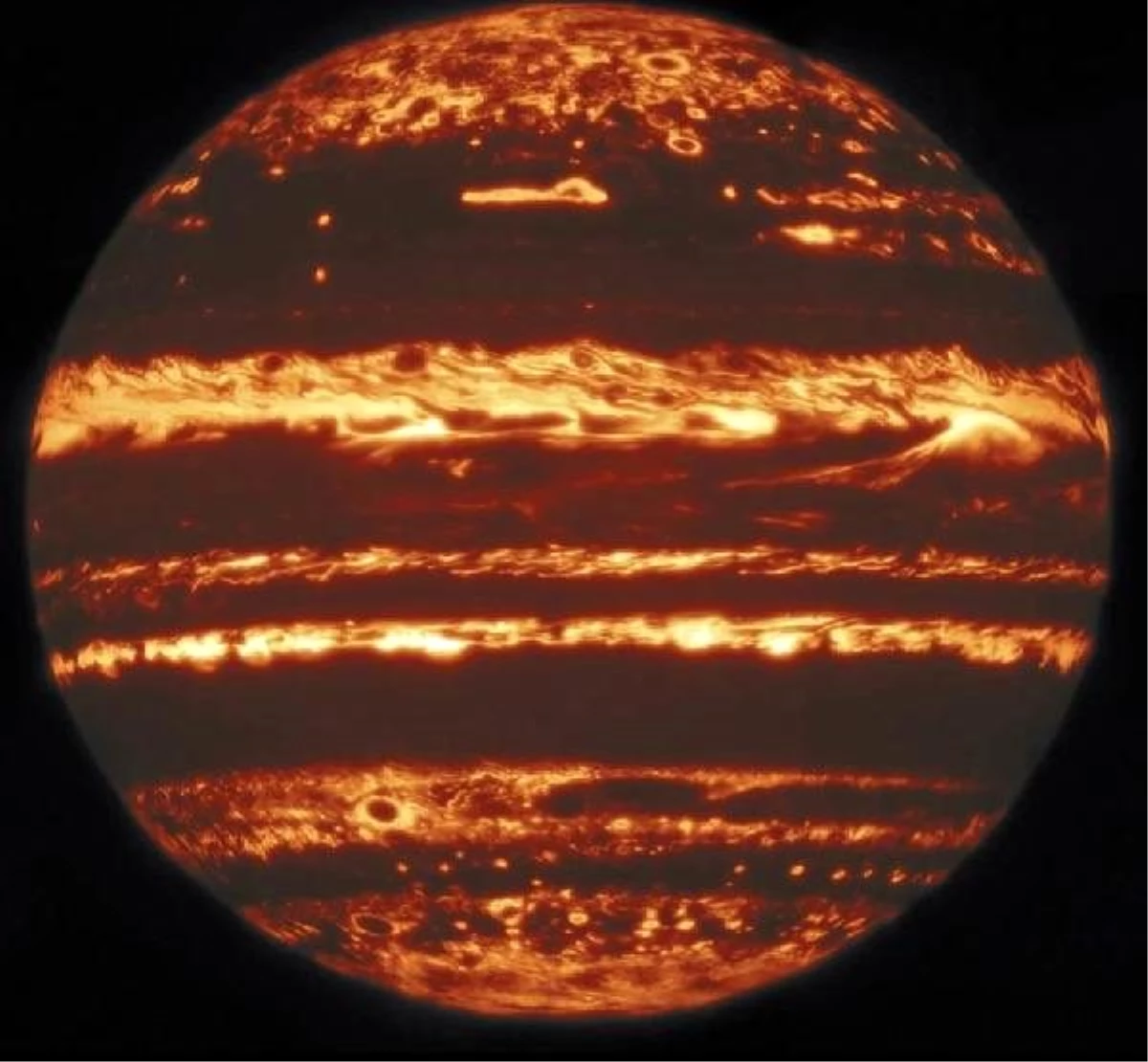 Jüpiter\'in dünyadan en net fotoğrafı çekildi