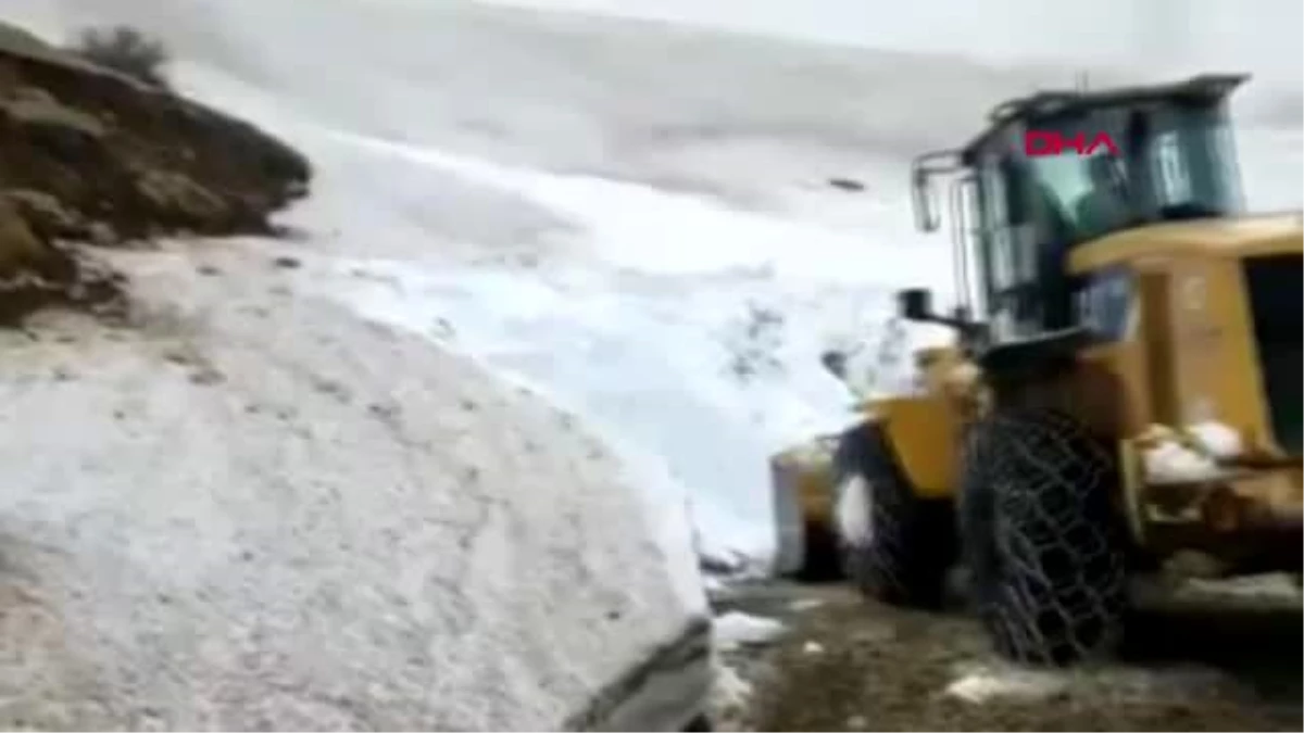 Ordu\'da kardan kapalı yollar açılıyor