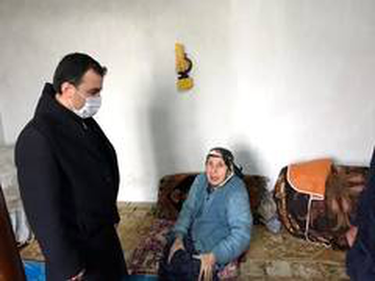 Kaymakam Koşal, şehit annesini ve 102 yaşındaki Ümmühan Azer\'i ziyaret etti