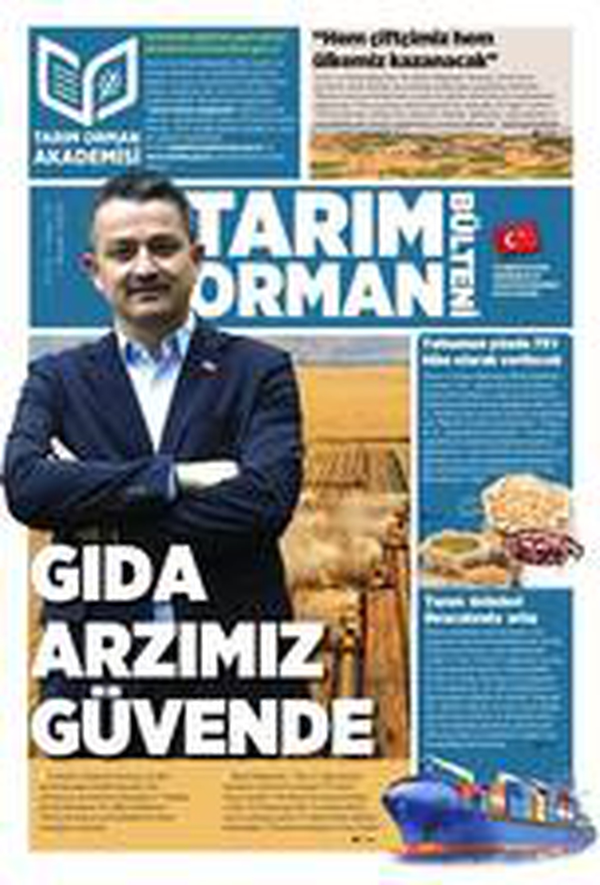 Tarım ve Orman Bülteni nisan sayısı çıktı