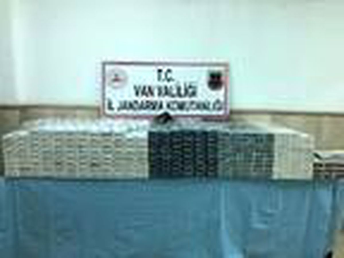 Çaldıran\'da 2 evde 8 bin paket kaçak sigara ele geçirildi