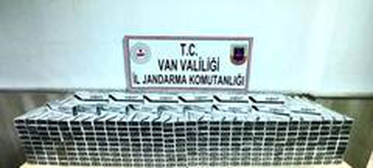 Çaldıran\'da 5 bin 500 paket kaçak sigara ele geçirildi