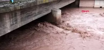 ERZURUM Oltu Çayı taştı, seralar zarar gördü