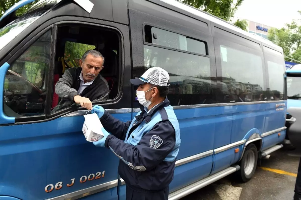 Ankara\'da işleri azalan dolmuşcu esnafına gıda yardımı