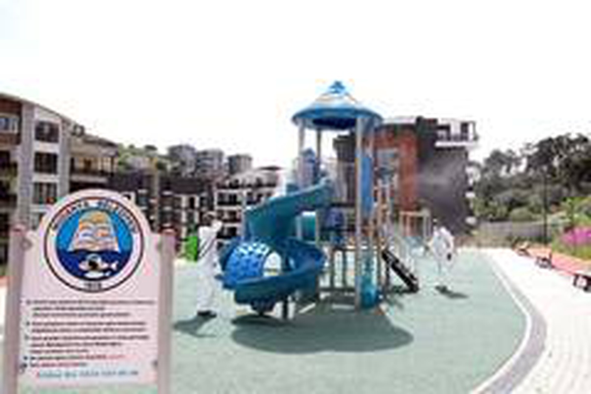 Mudanya\'da parklar çocuklar için hazırlanıyor