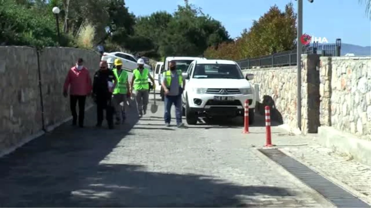 Belediye ekipleri yıkım için Yılmaz Özdil\'in evine geldi