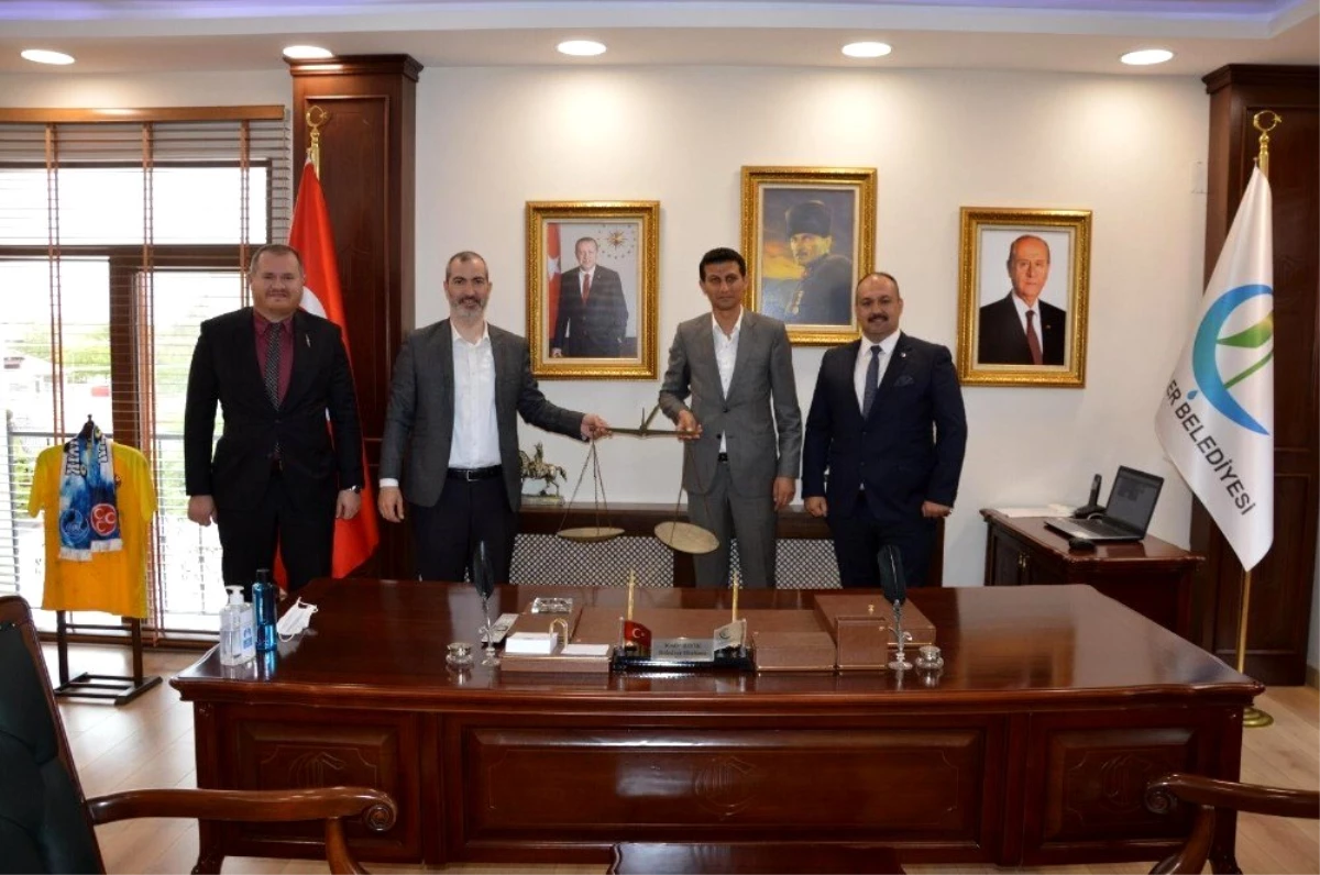 ESMİAD Başkanı Seyhan\'dan Çifteler Belediye Başkanı Bıyık\'a ziyaret