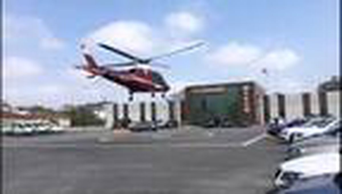 Helikopter ambulansı, Sakarya\'ya \'acil\' koduyla ilaç getirdi