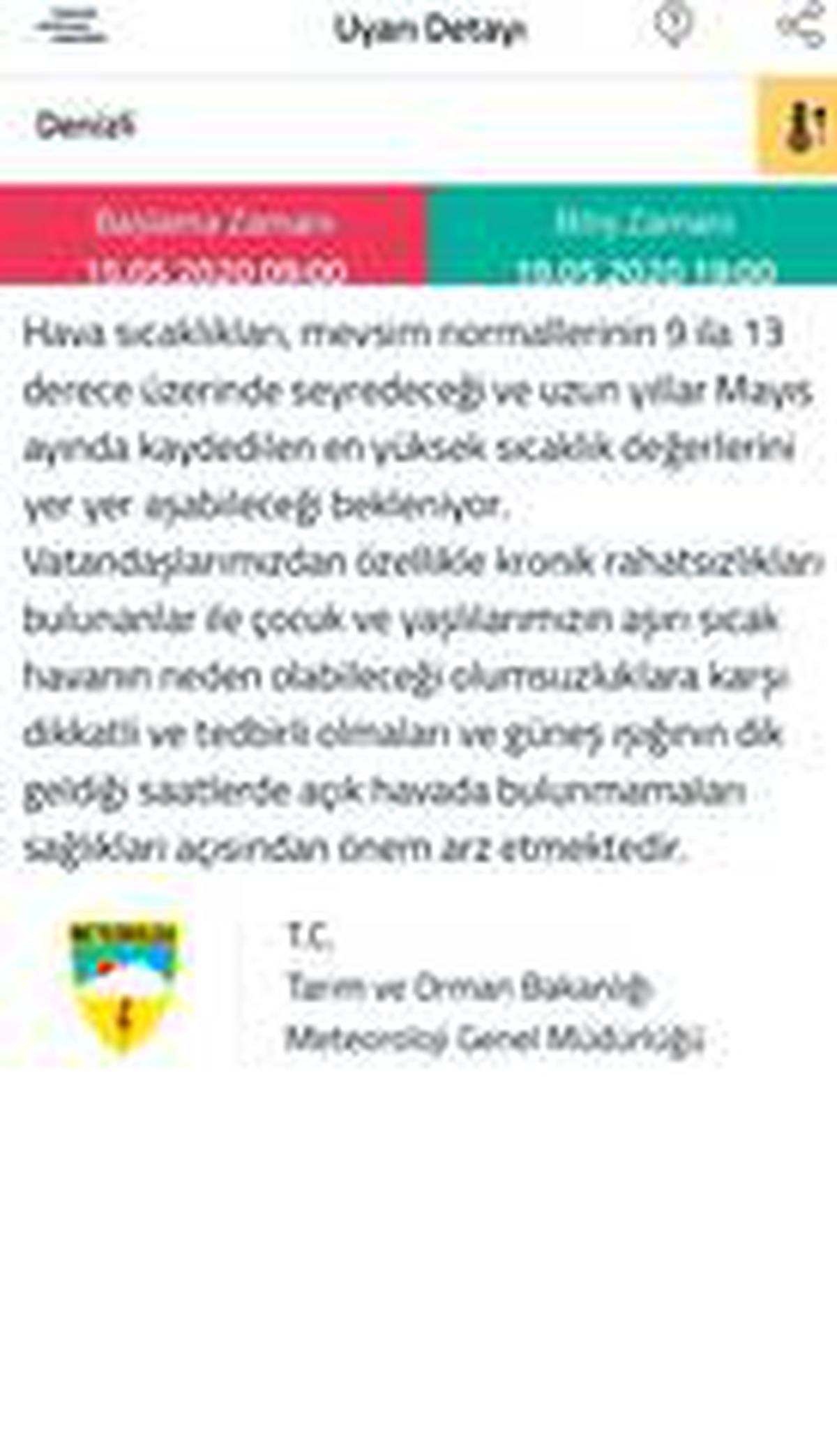 Son yılların en sıcak Mayıs ayı olacak