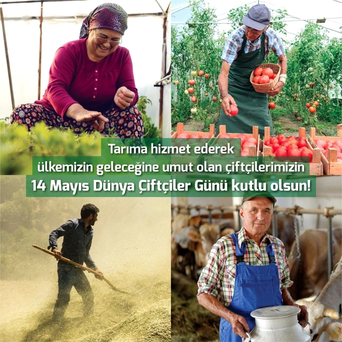 TARSİM: "Çiftçilerimizin günü kutlu olsun"