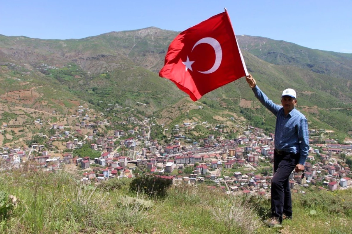 Başkan Saklı, Efkar Dağı\'nda bayrak açtı