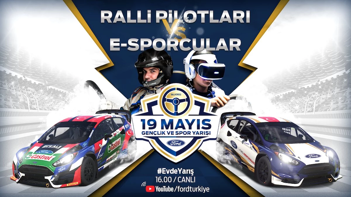 Ford, Sanal Motor Sporu Yarışı Düzenliyor: Ralli Pilotları ve E-Sporcular Yarışacak