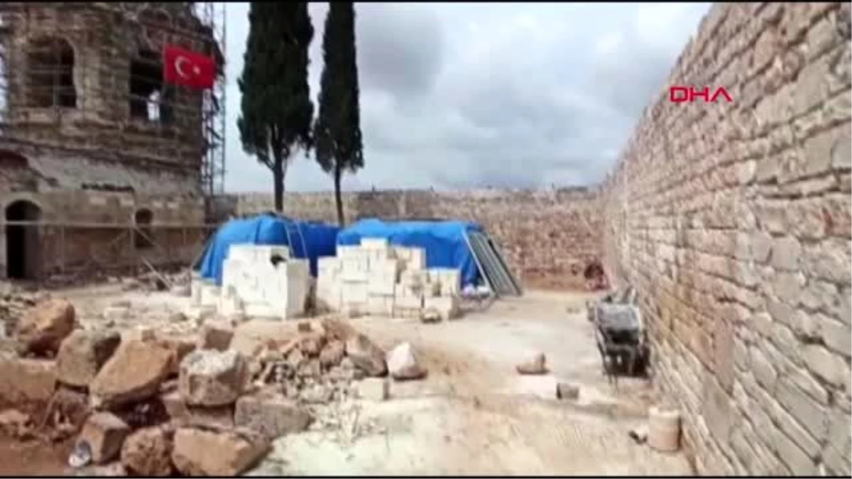 Afrin\'deki tarihi 2 yapı Hatay Vakıflar Bölge Müdürlüğü tarafından restore ediliyor