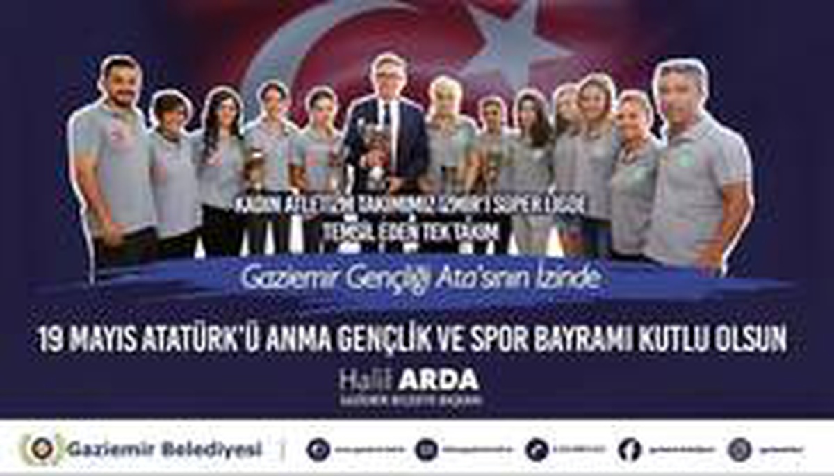 Gaziemirli sporcular afişlerde