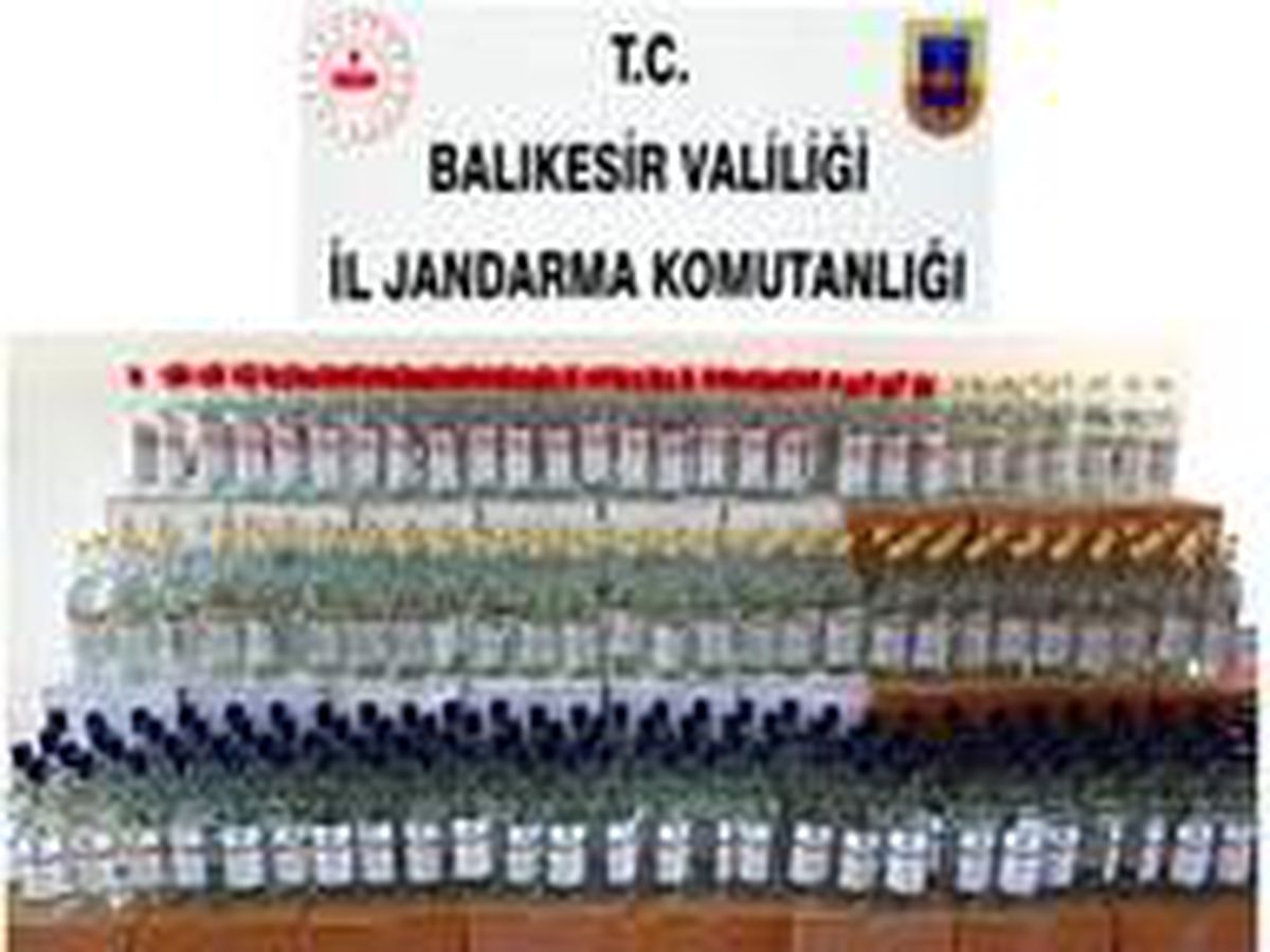 Jandarmadan etil alkol operasyonu