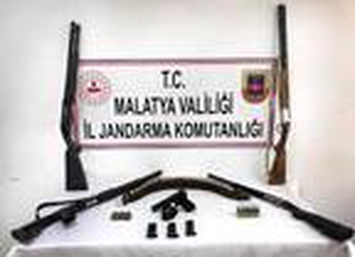 Malatya\'da silah kaçakçılığına 3 gözaltı