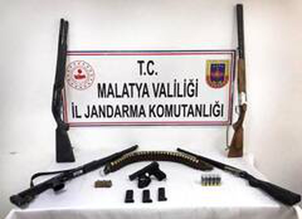 Malatya\'da silah operasyonu