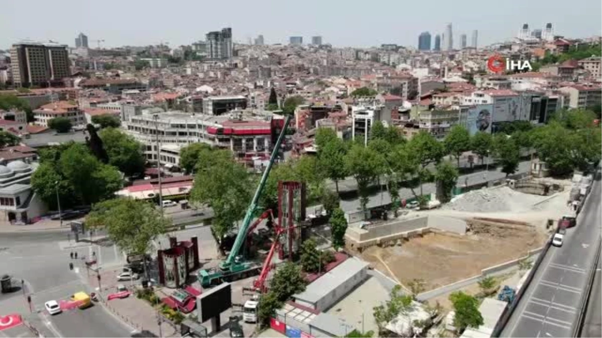Beşiktaş\'ın simgelerinden "Özgürlük Anıtı" kaldırılıyor