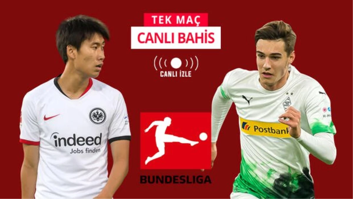 Bundesliga maçları Misli.com\'da kesintisiz CANLI! "Frankfurt-Gladbach" maçına iddaa\'da...