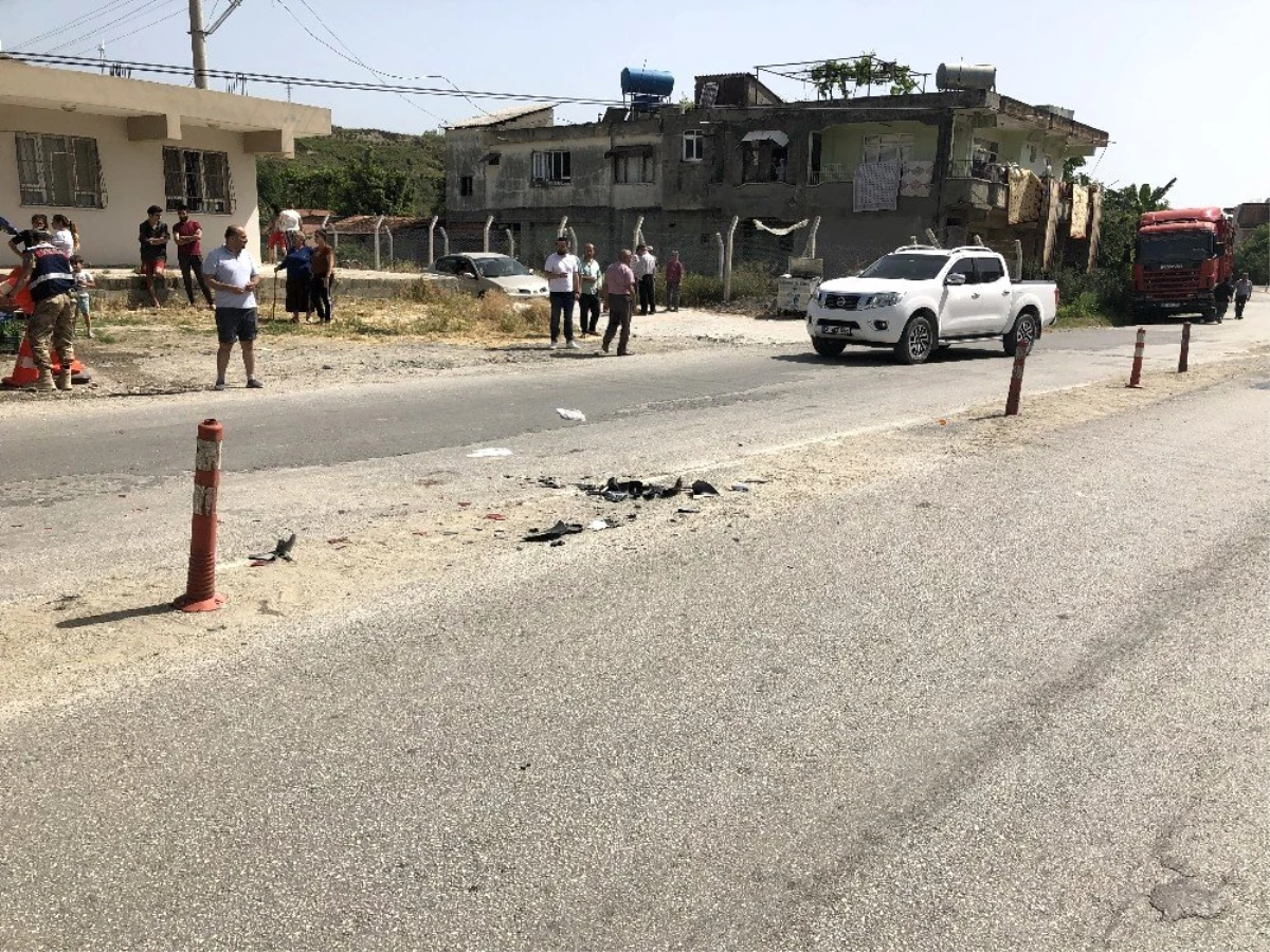 Samandağ\'da trafik kazası: 2 yaralı