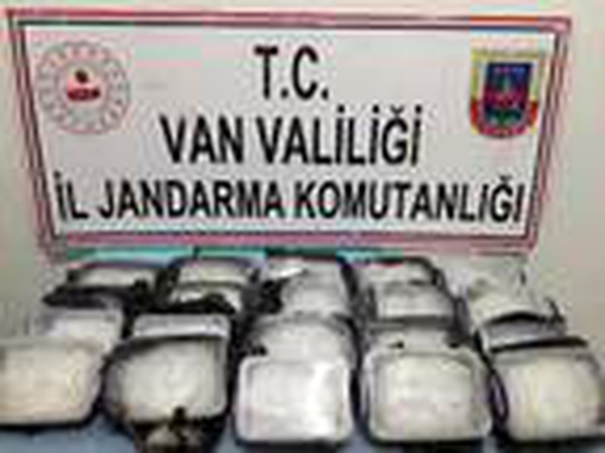 Van\'da arazide 17 kilo uyuşturucu ele geçirildi