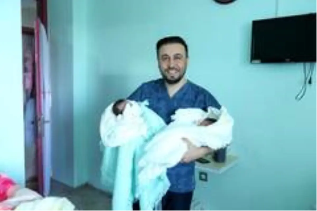 Çaycuma\'da yılın ilk tek yumurta ikizleri dünyaya geldi