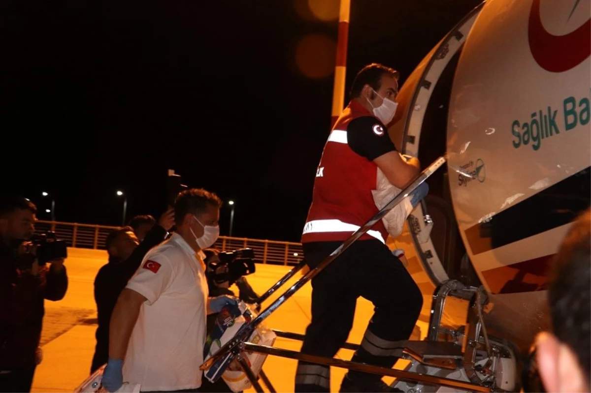 Ambulans Uçak Kübra bebek için Ağrı\'dan Ankara\'ya havalandı