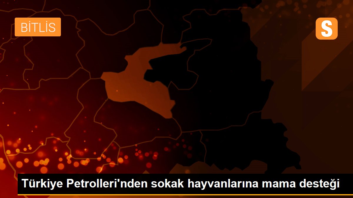 Türkiye Petrolleri\'nden sokak hayvanlarına mama desteği