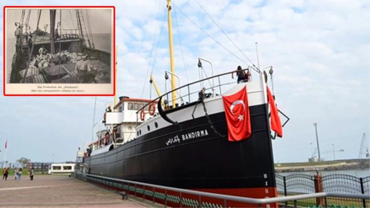 Atatürk\'ün Samsun\'a çıktığı geminin tek fotoğrafı! Celal Şengör canlı yayında hikayesini anlattı