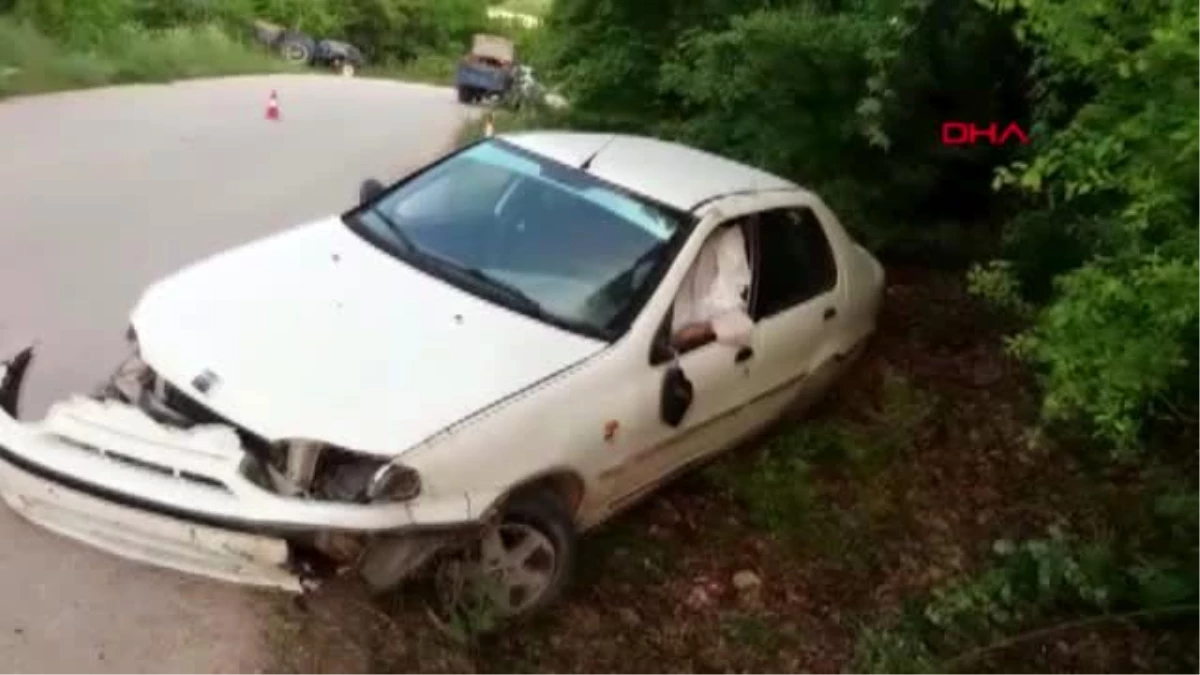 BİLECİK 15 dakika arayla iki kez şarampole devrilen otomobil sürücüsü öldü